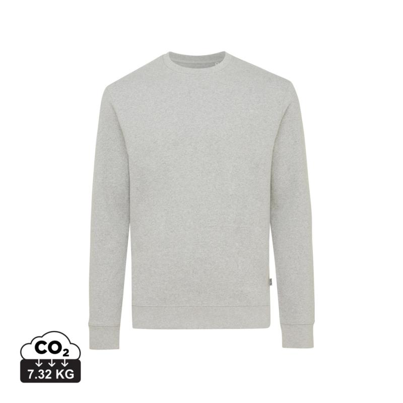 Nefarbená mikina Iqoniq Denali z recykl. bavlny heather grey XXXL