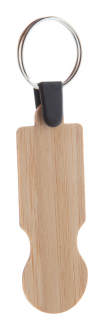BooCart prívesok na kľúče so žetónom z bambusu