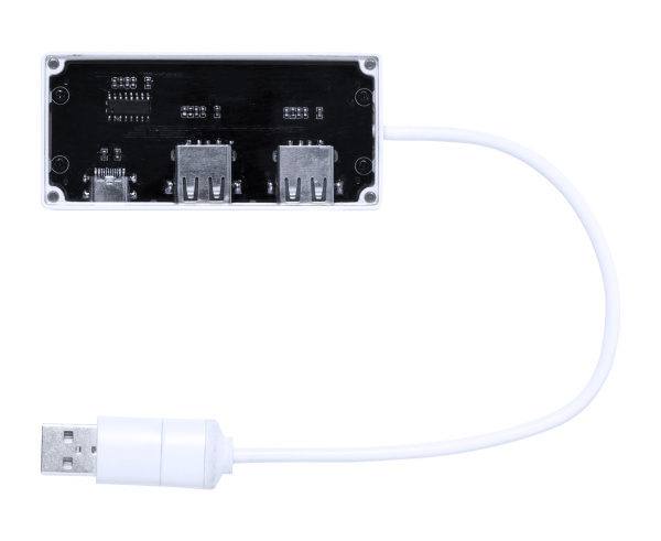 Brante transparentný USB hub 3