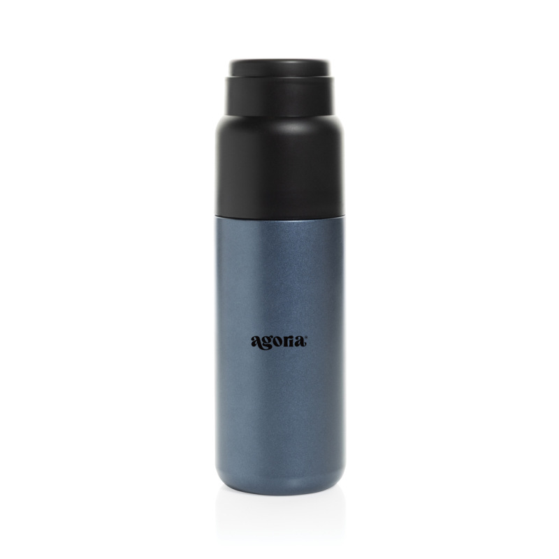 Thermocup RCS termosku z recykl. materiálov s pohárom 500ml námornícka modrá 7