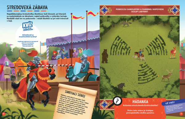 MISIA STREDOVEK – Pátraj a lúšti so samolepkami 3