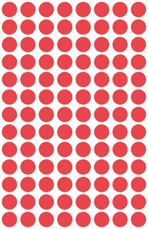 Etikety, okrúhle, priemer: 8 mm, odstrániteľné, AVERY ZWECKFORM, červené, 416 etikiet/bal 4