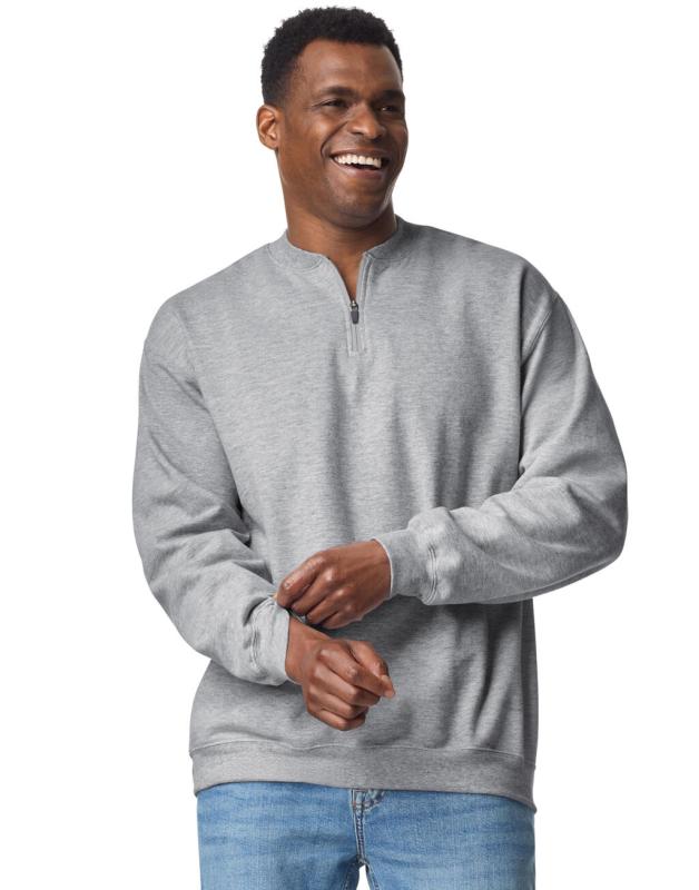 Softstyle Midweight Adult Fleece 1/4 Zip Sweat 1