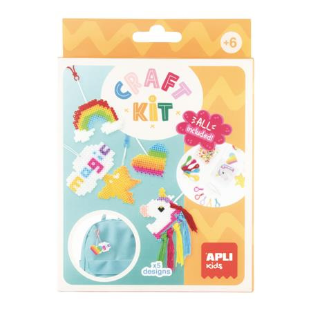 Kreatívna sada na výrobu kľúčeniek, APLI Kids „Craft Kit“ 3