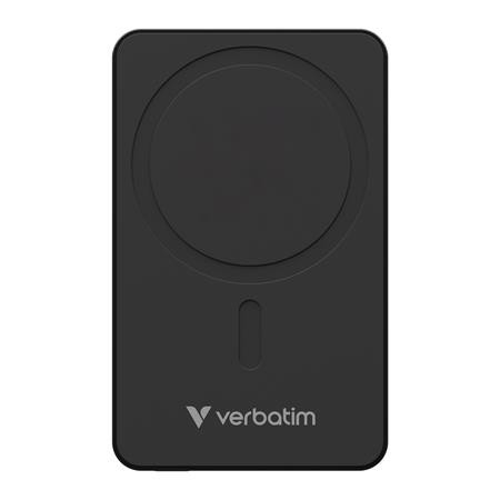 Power banka, externá batéria, bezdrôtová, 10 000 mAh, VERBATIM "Charge n Go Essentials", č