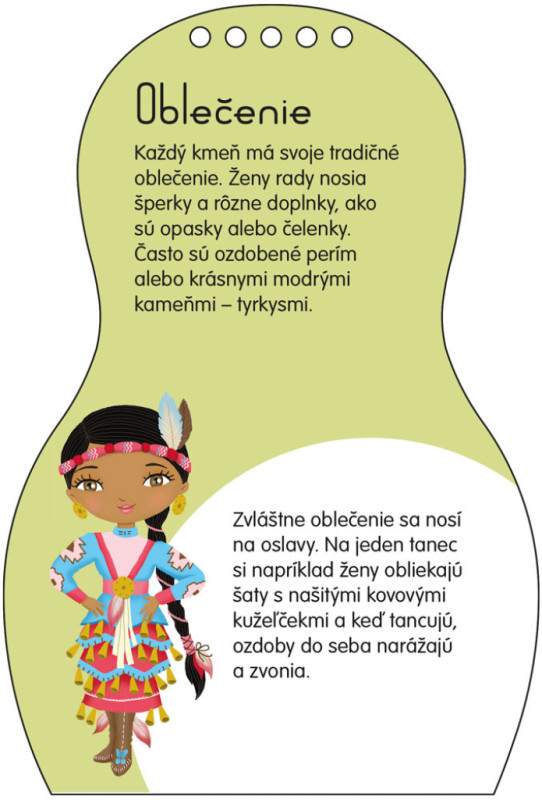 Obliekame indiánske bábiky APONI – Maľovanky 4
