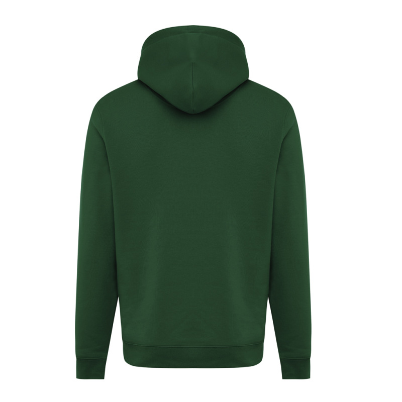 IQONIQ Joshua Unisex mikina s kapucňou z rec. bavlny forest green XXL 3