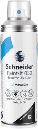 Akrylová farba v spreji, 200 ml, SCHNEIDER "Paint-It 030", priehľadný matný náter