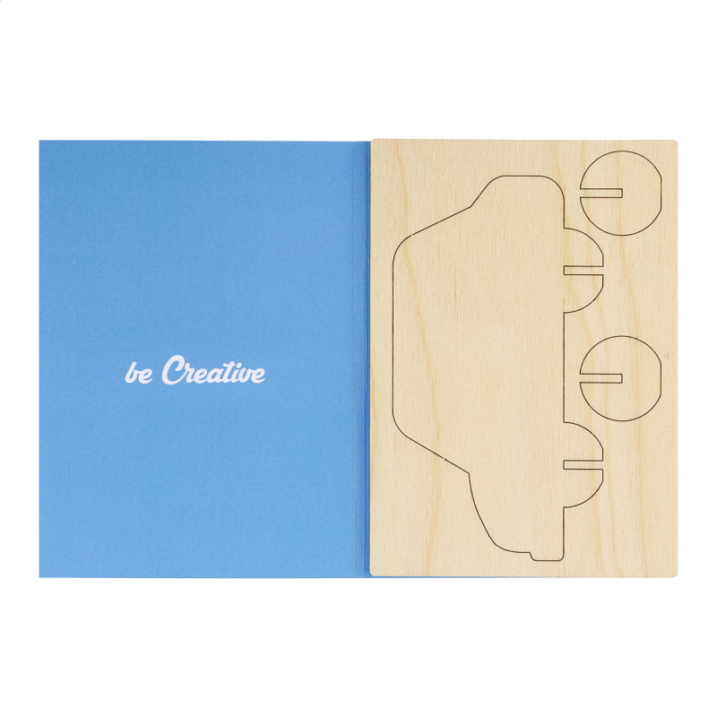 SendCraft vlastné puzzle pohľadnice, auto 2