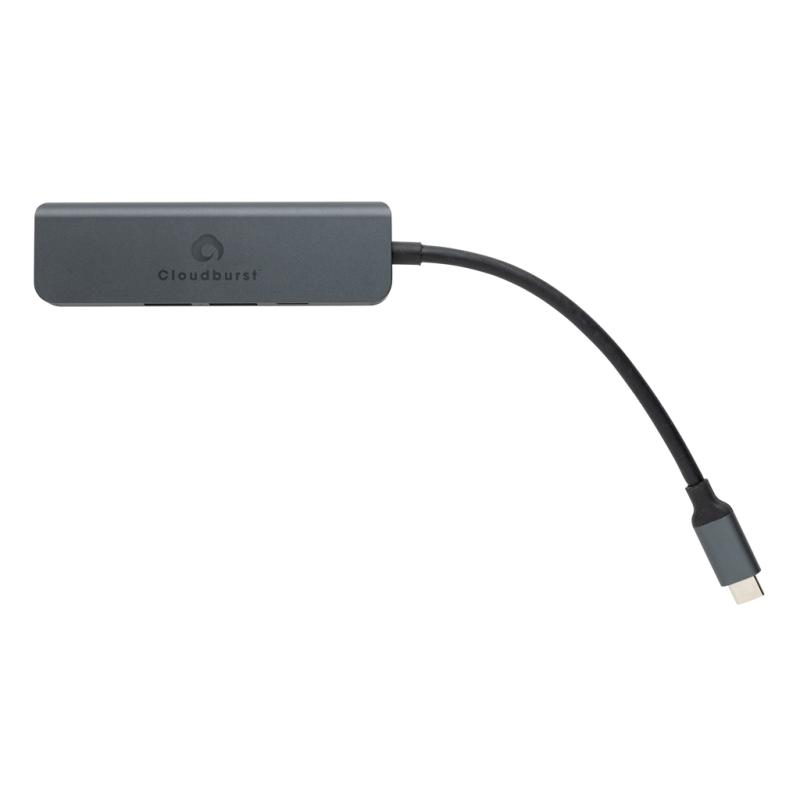 Hub s HDMI vstupom Terra z RCS recykl. hliníka sivá 7