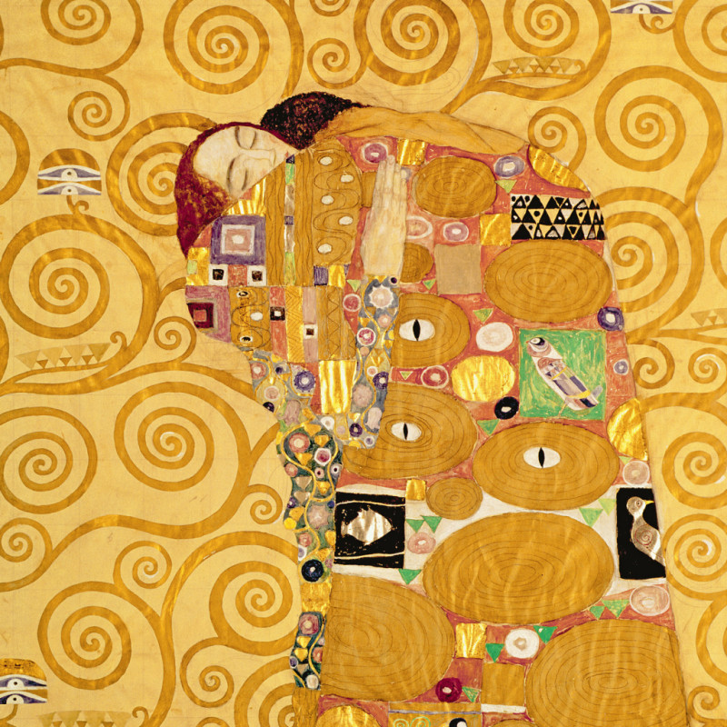 NOTIQUE Poznámkový kalendár Gustav Klimt 2026, 30 x 30 cm 13