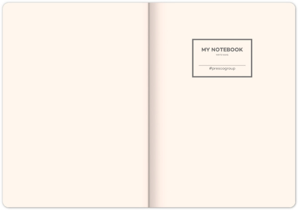 NOTIQUE Notes Vivella Classic modrý/červený, linajkovaný, 15 x 21 cm 3