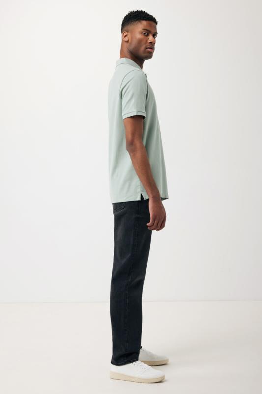 Polo tričko IQONIQ Yosemite z recykl. bavlny Iceberg green XXS 11