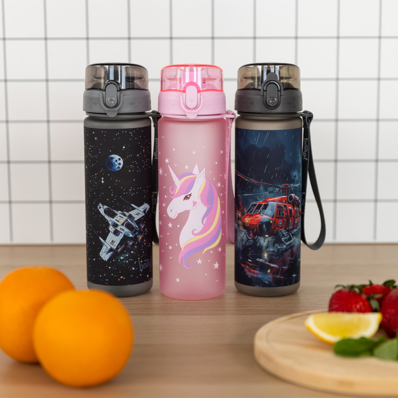 BAAGL Tritanová fľaša na nápoje Pixel Space, 500 ml 7