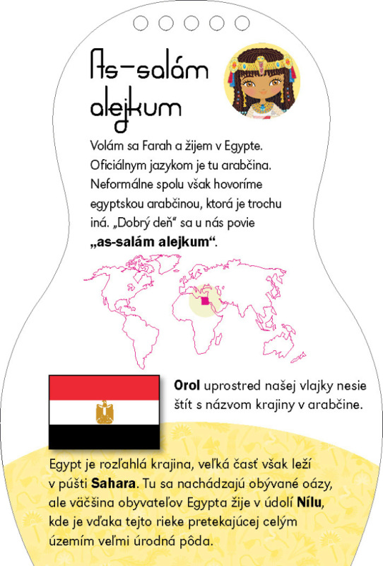 Obliekame egyptské bábiky FARAH – Maľovanky 5