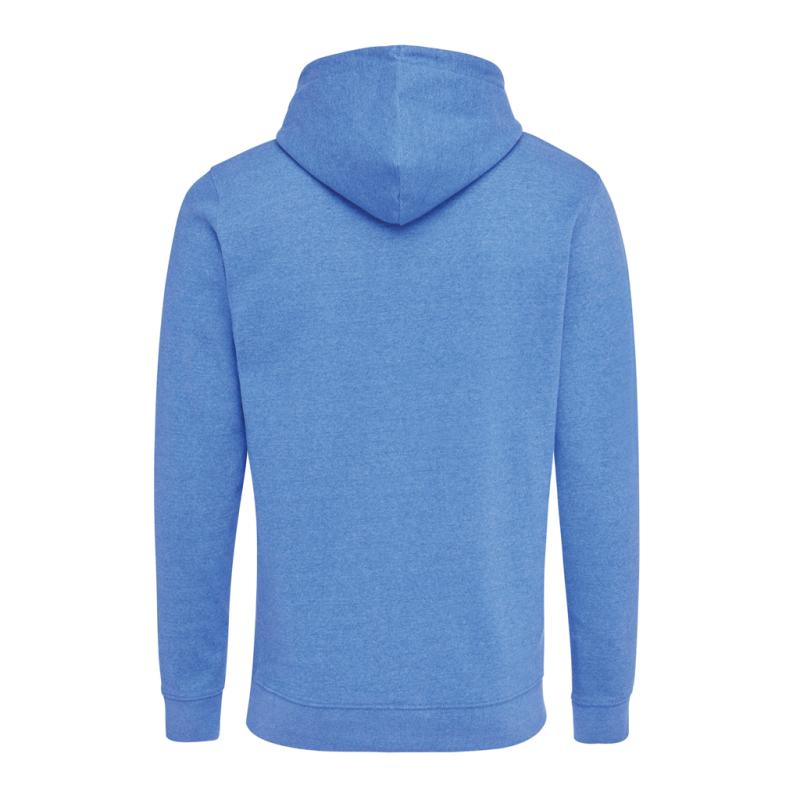 Nefarbená mikina s kapucňou Iqoniq Torres z recykl. bavlny heather blue XL 2