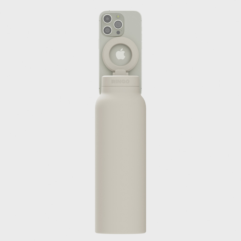 RINGO Pro MagSafe® fľaša 710 ml s magnetickým krúžkom off white 6