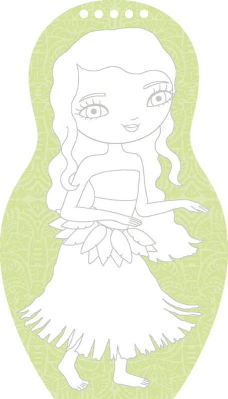 Obliekame TANEČNICE z celého sveta – Maľovanky 2