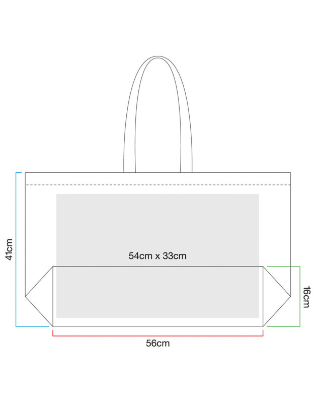 Taška Oversized Canvas Tote Bag 6