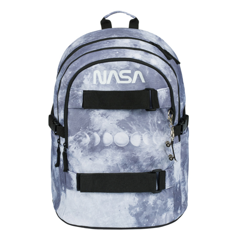 BAAGL SADA 5 Skate NASA Grey: batoh, peračník, vrecko, dosky, púzdro 1