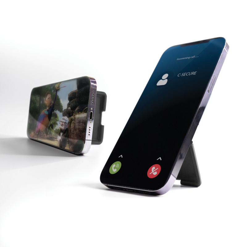 C-Secure MagSafe kartové púzdro na telefón čierna 7