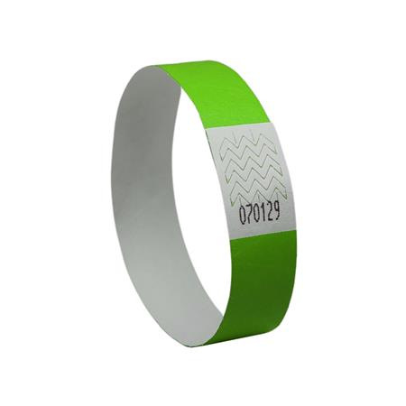 Identifikačný náramok, odolný proti roztrhnutiu,, 265x19 mm, AVERY ZWECKFORM "Tyvek", zele 2