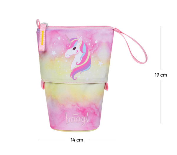 BAAGL Školský peračník Pop Up Rainbow Unicorn GRS 5