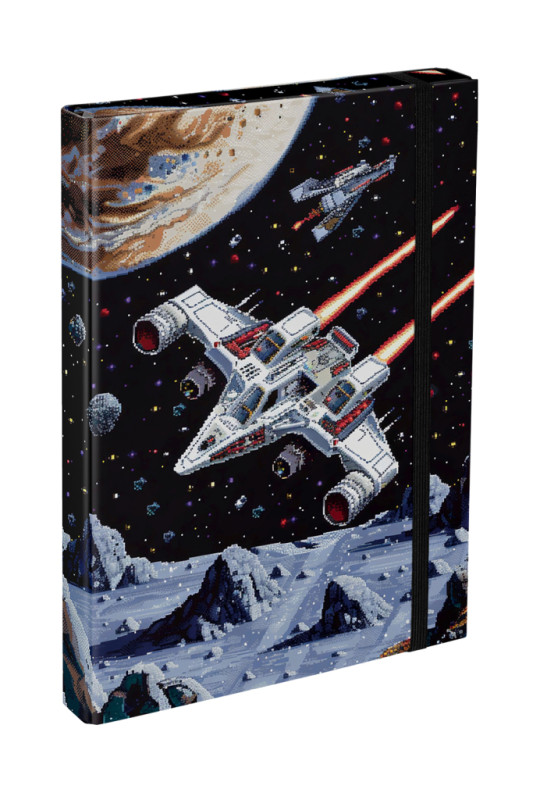 BAAGL Dosky na školské zošity A4 Pixel Space