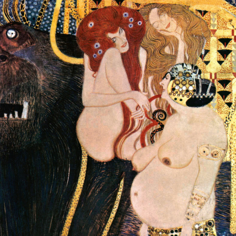 NOTIQUE Poznámkový kalendár Gustav Klimt 2026, 30 x 30 cm 12