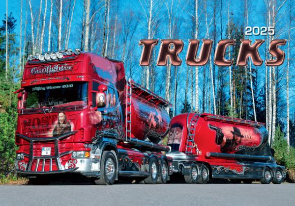 Nástenný kalendár Trucks 2025