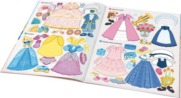 Šaty pre princeznú EMMU ─ Kniha samolepiek