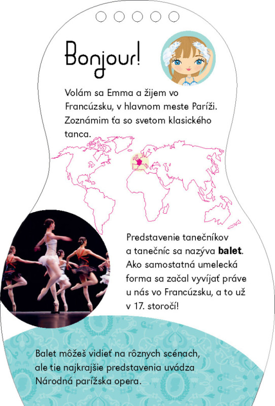 Obliekame baletky EMMA – Maľovanky 5