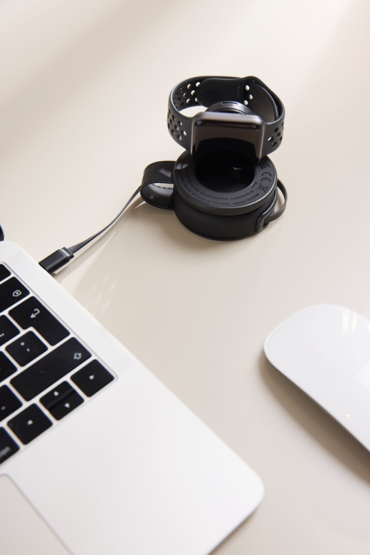 VINGA Baltimore RCS 2v1 bezdrôtová 15W cestovná nabíjačka čierna 7