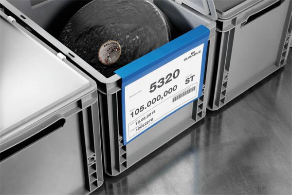 Logistické vrecko, skladacie, A4, hotizontálne, DURABLE, modré 2