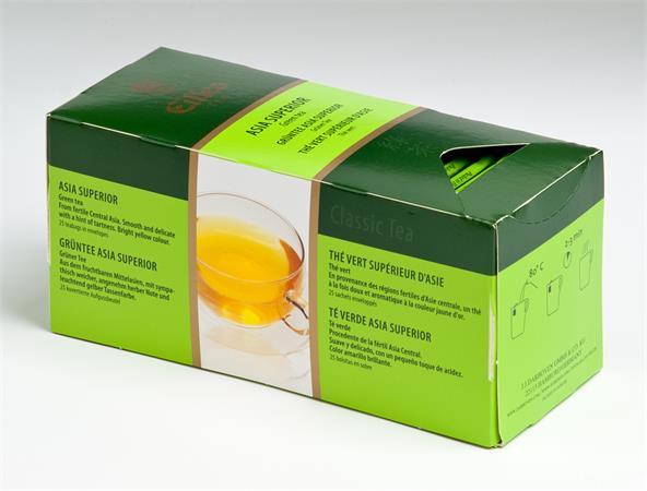 Zelený čaj, 25x1,7g, EILLES "Asia Superior"