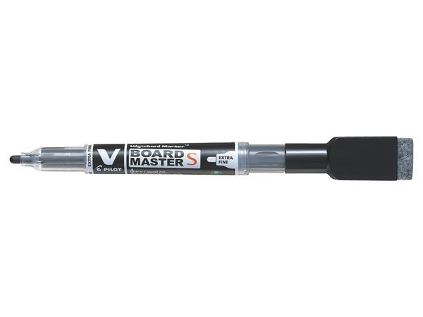 Popisovač na tabule, s hubkou 1,3 mm, EF, kuželový hrot, PILOT "V-Board Master S", čierny