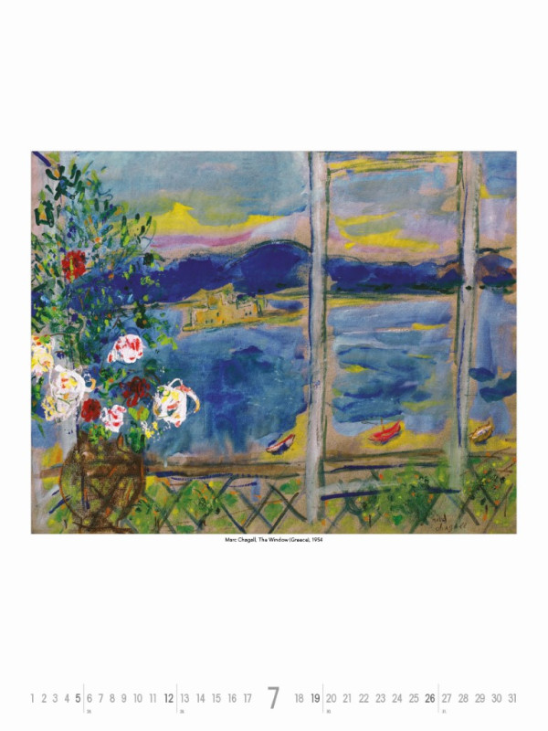 Nástenný kalendár Marc Chagall 2026 7