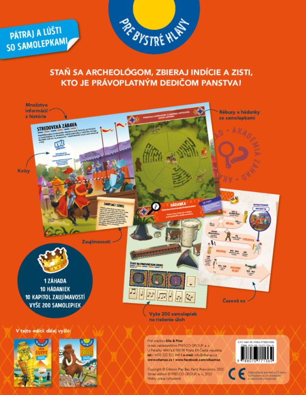 MISIA STREDOVEK – Pátraj a lúšti so samolepkami 9