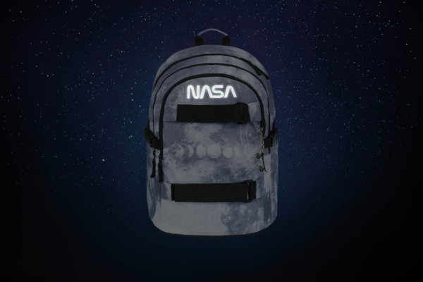 BAAGL SADA 5 Skate NASA Grey: batoh, peračník, vrecko, dosky, púzdro 6