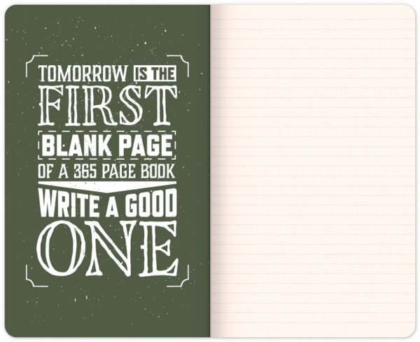 NOTIQUE Motivačný notes, linajkovaný, 13 x 21 cm 1