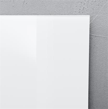 Magnetická sklenená tabuľa, 150x100 cm, SIGEL " Artverum®", biela 6