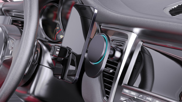 PowerCruze 15 W RCS auto držiak s bezdrôtovým nabíjaním čierna 8