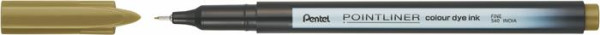 Liner, 0,4 mm, PENTEL "Pointliner", zlatohnedý 2