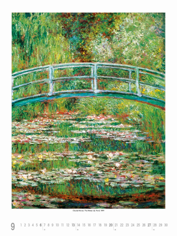 Nástenný kalendár Claude Monet 2026 10