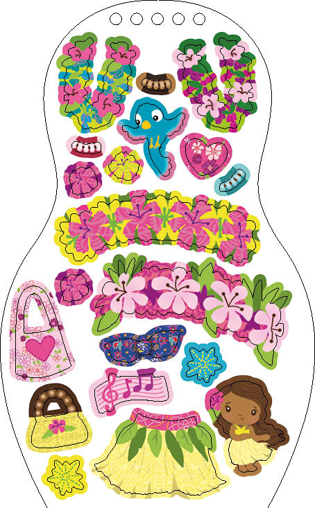 Obliekame TANEČNICE z celého sveta – Maľovanky 5