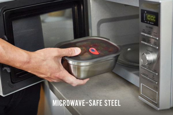 Set 3 škatuliek na jedlo – malá, stredná, veľká Black+Blum sivá 19