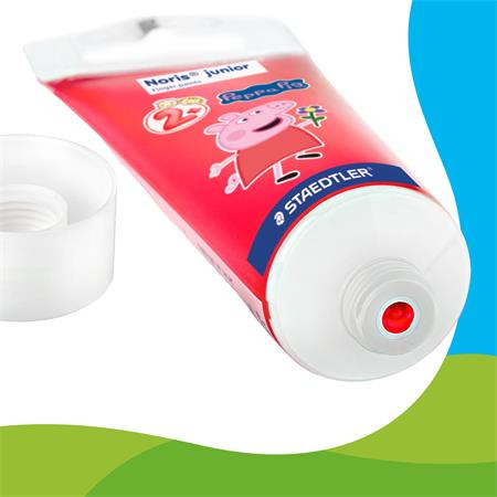 Prstové farby, STAEDTLER "Noris® junior 8814", Peppa Pig, 4 farby 3