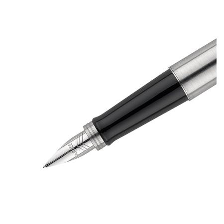 Plniace pero, klip a telo striebornej farby, PARKER "Royal Jotter" 5