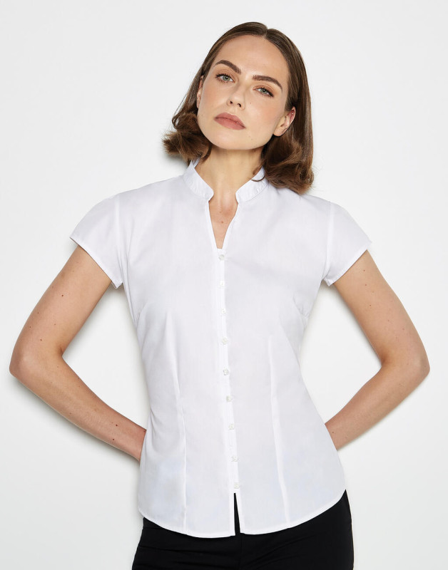 Blúzka Mandarin Collar