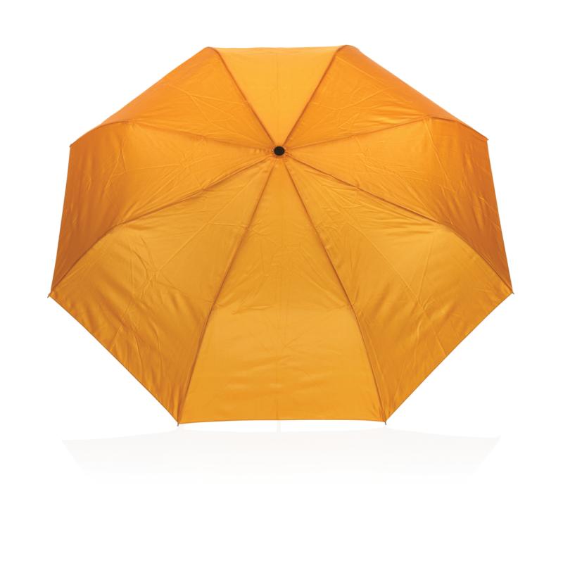 21" mini auto-open dáždnik Impact zo 190T RPET AWARE™ sundial orange 2